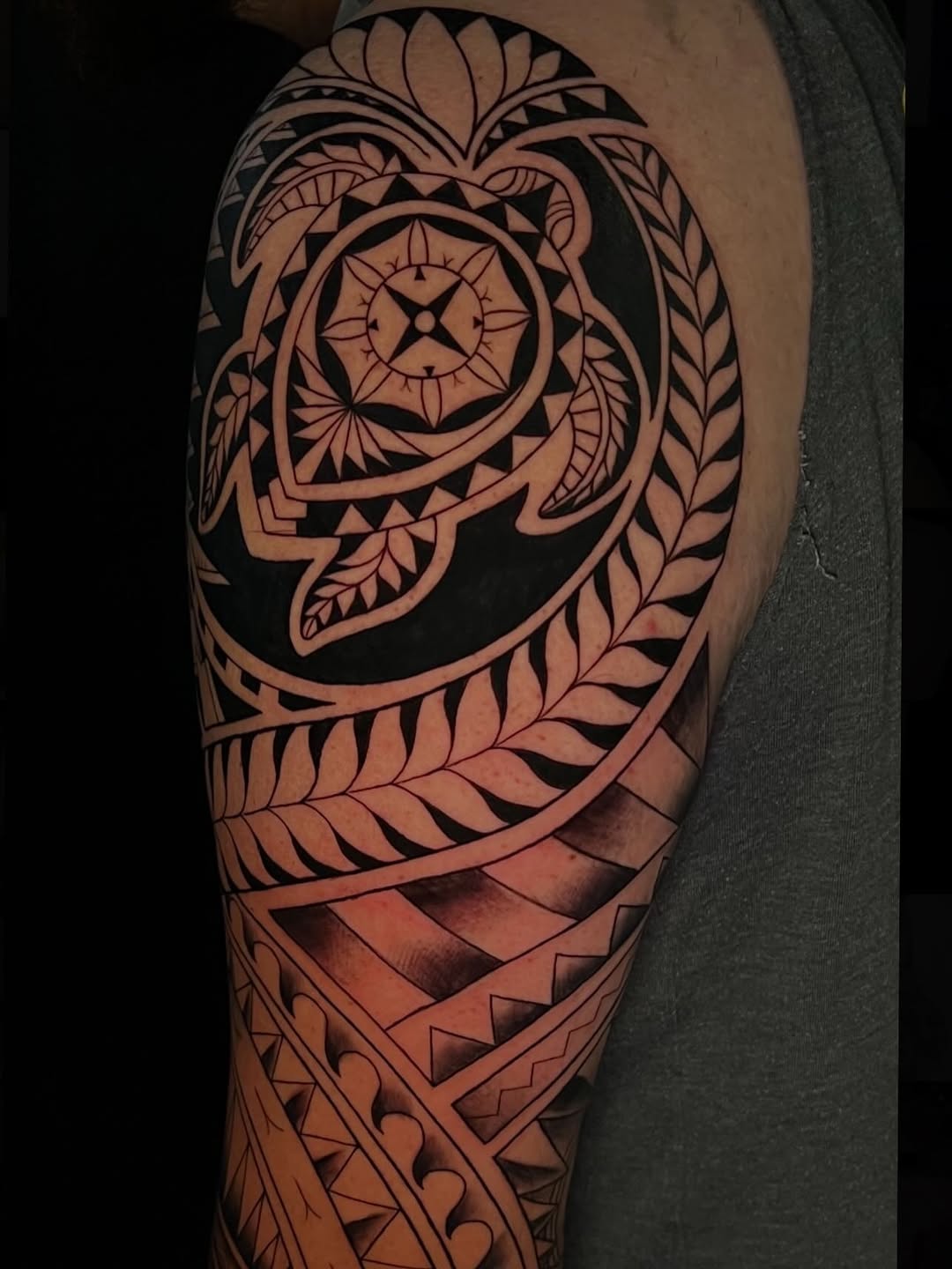 Tattoo by @kp_inktattoos_ โ tribal, blackwork