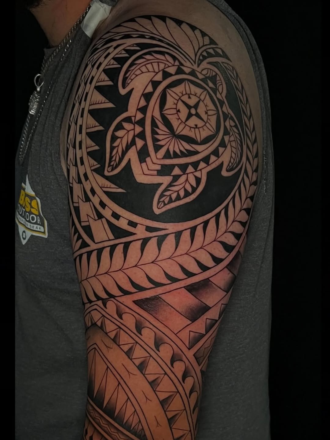 Tattoo by @kp_inktattoos_ โ tribal, blackwork