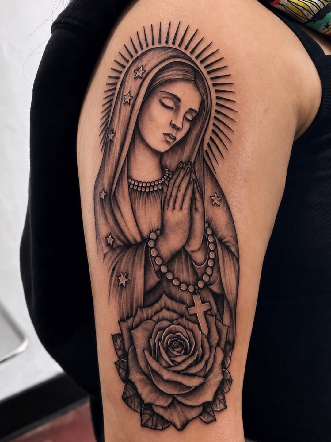 Tattoo by @felix562_ — black_and_grey, realism