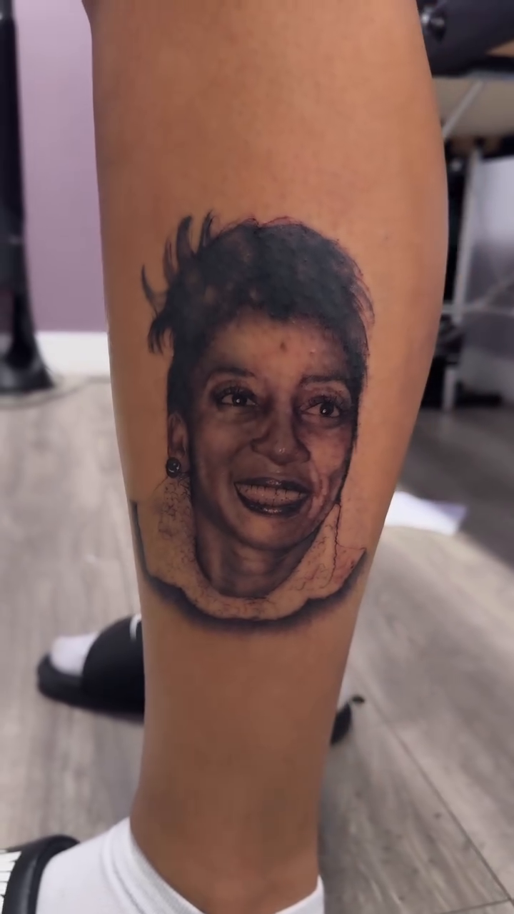 Tattoo by @artistzae_ โ realism, black_and_grey