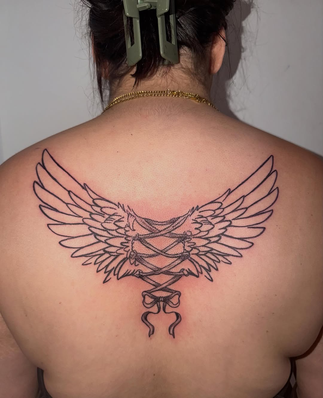 Tattoo by @tatsbycomet — fine_line, black_and_grey