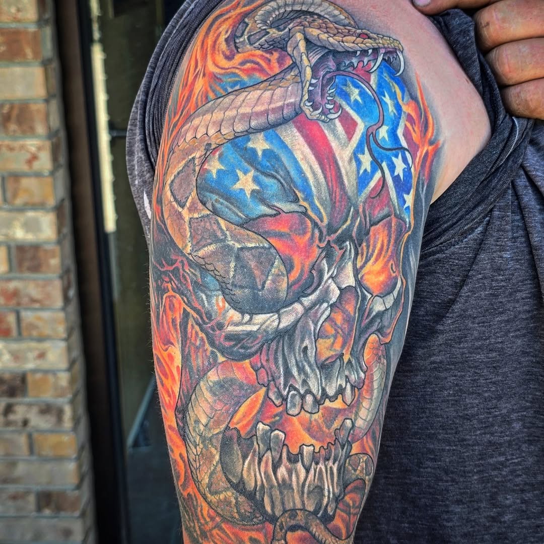 Tattoo by @wolffmantattoo — realism