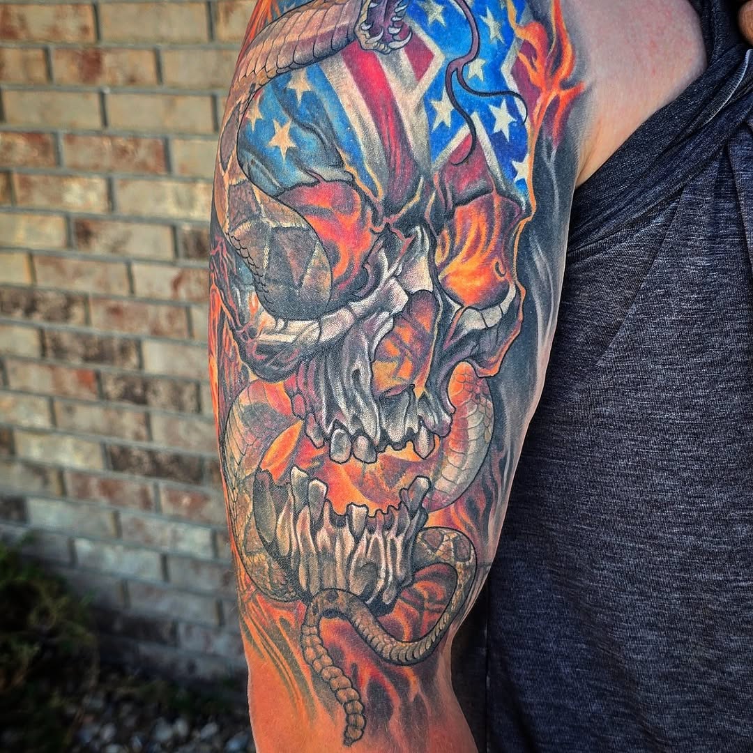 Tattoo by @wolffmantattoo — realism