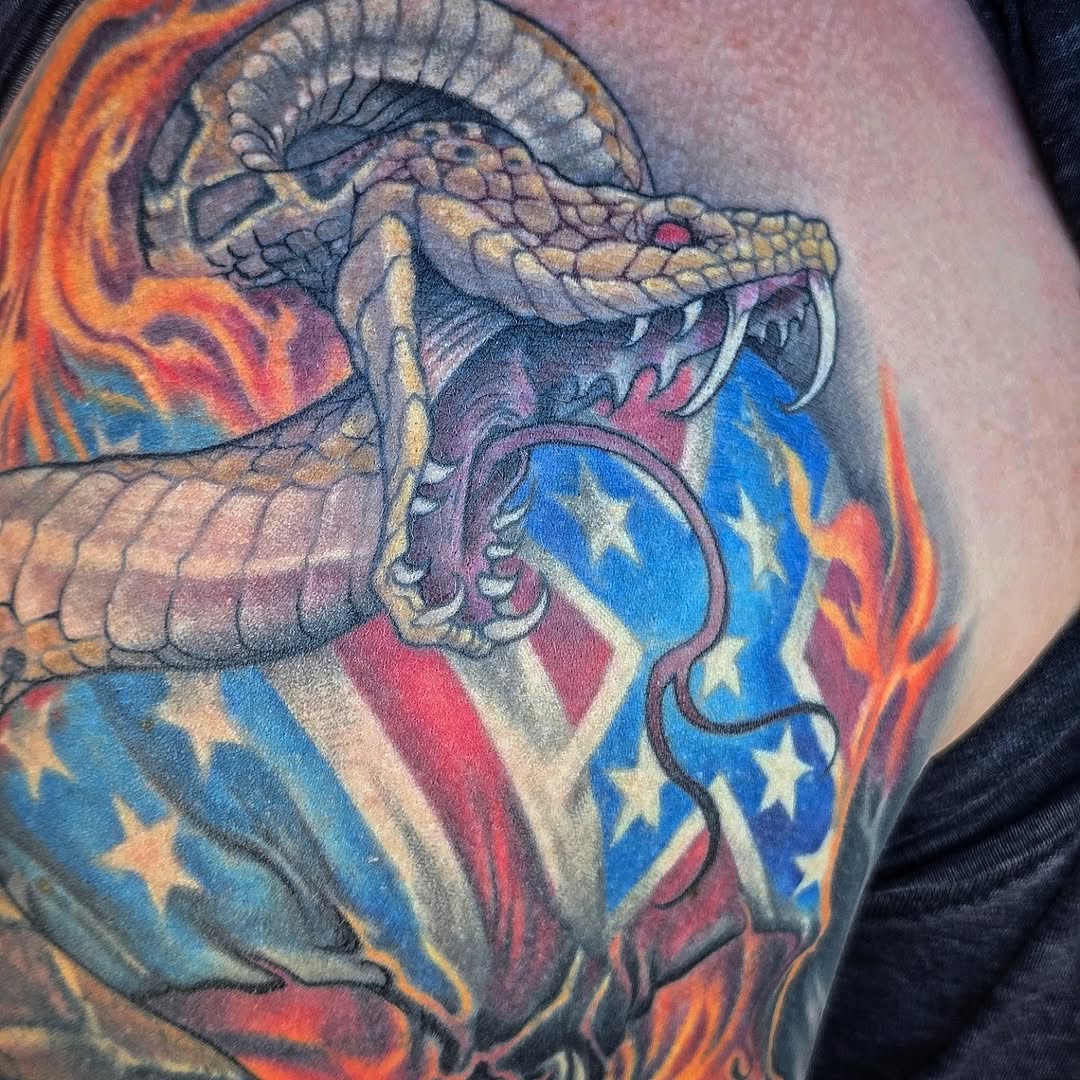 Tattoo by @wolffmantattoo — realism