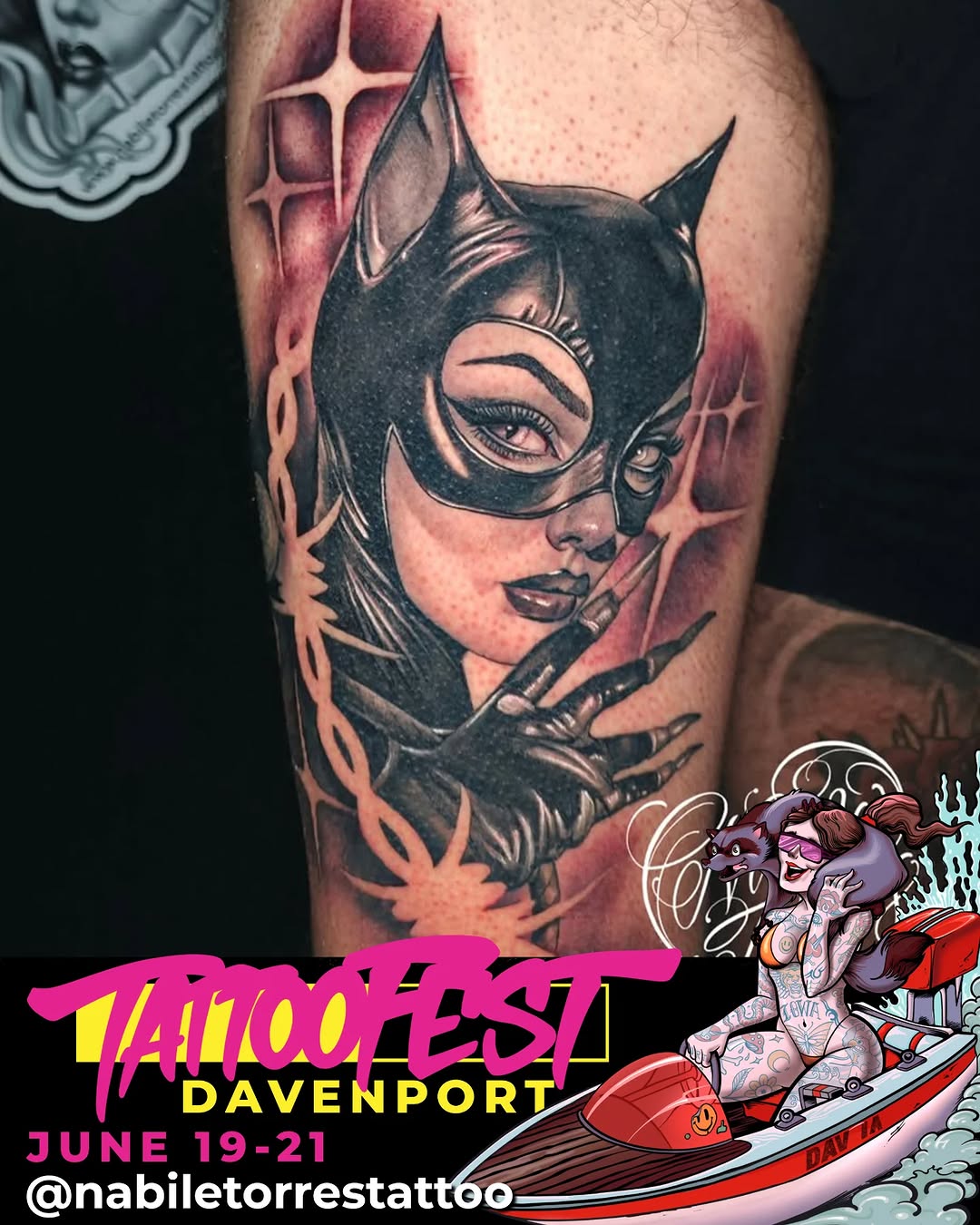 Tattoo by @nabiletorrestattoo — realism, black_and_grey