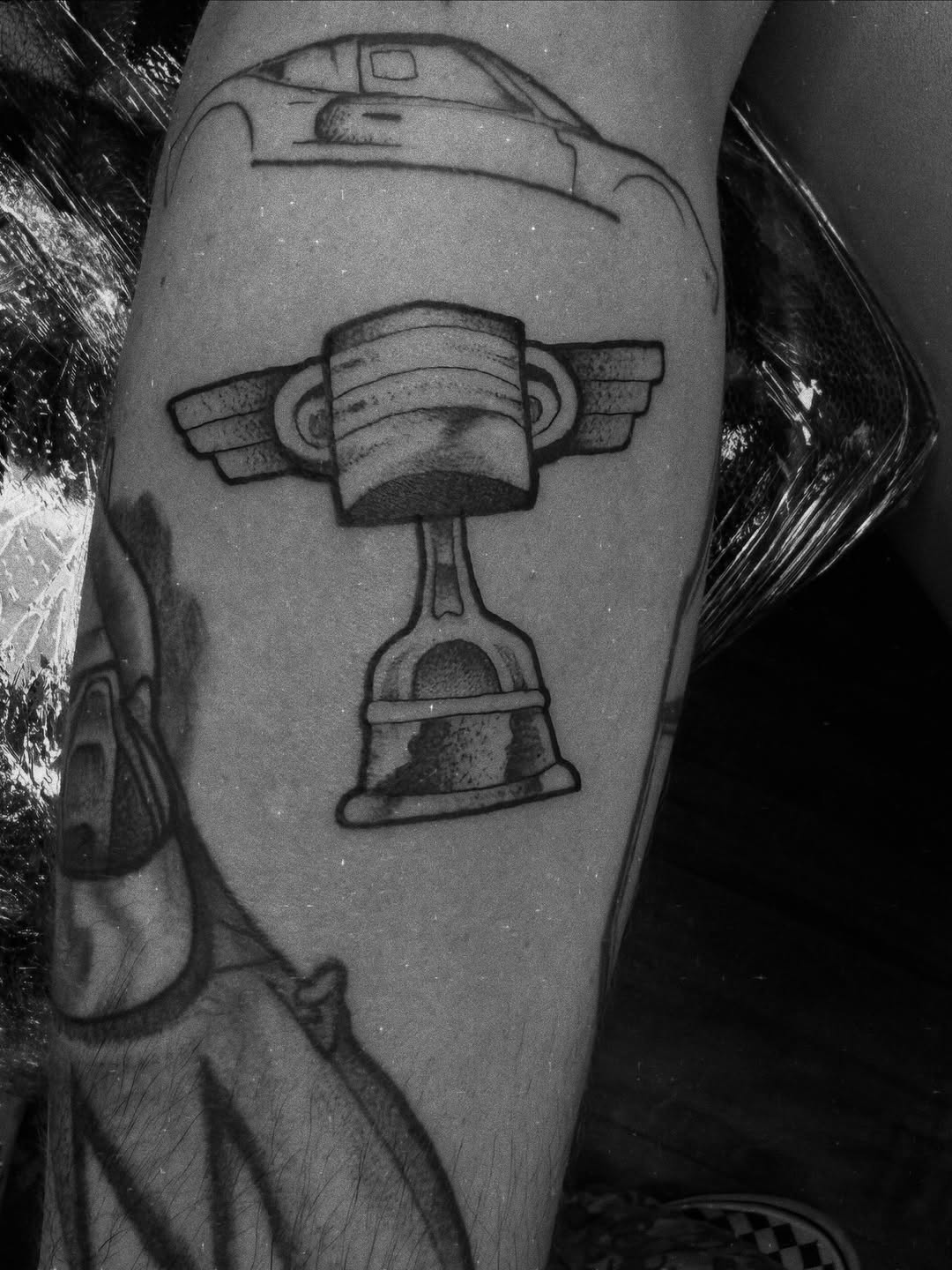 Tattoo by @rebelizms — black_and_grey