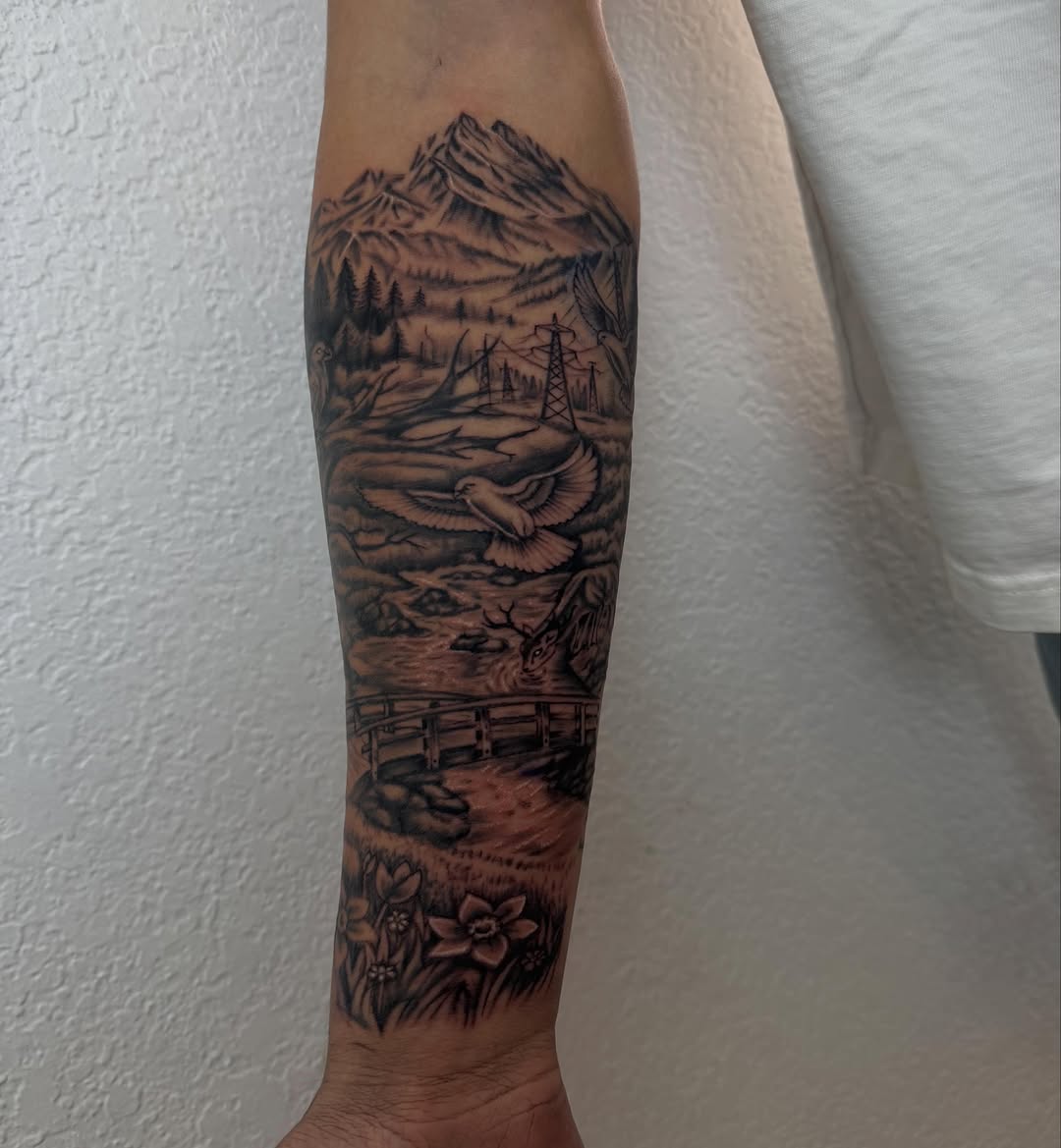 Tattoo by @angelbabyj.tattoos — realism, black_and_grey