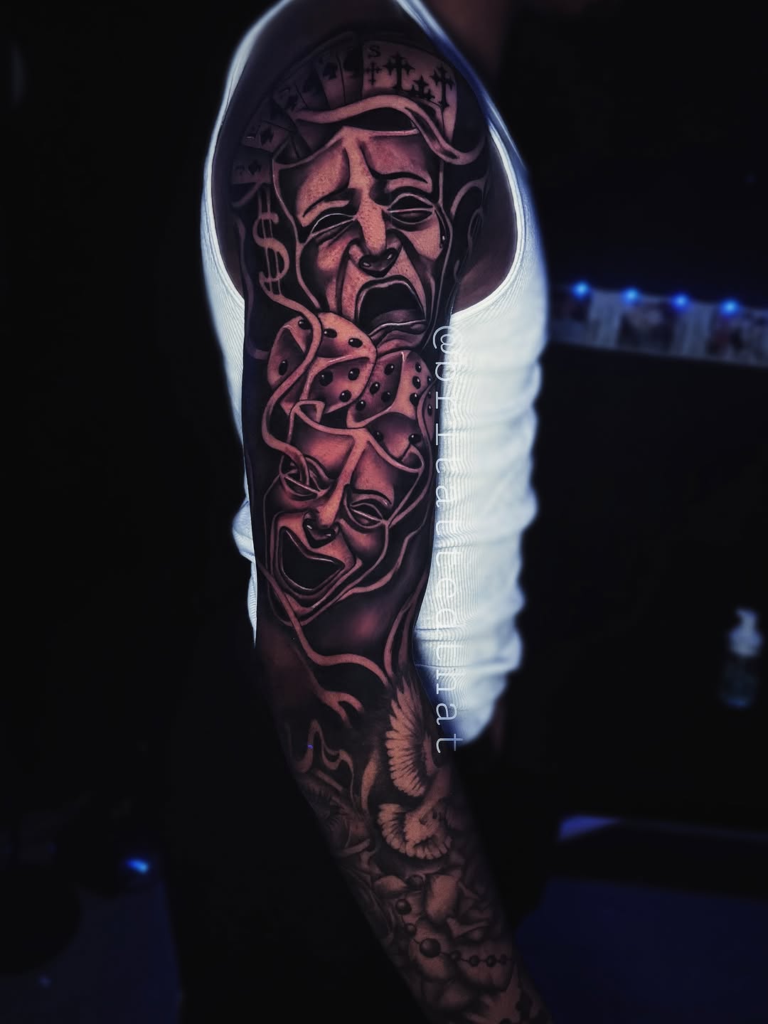 Tattoo by @britattedthat — black_and_grey, realism