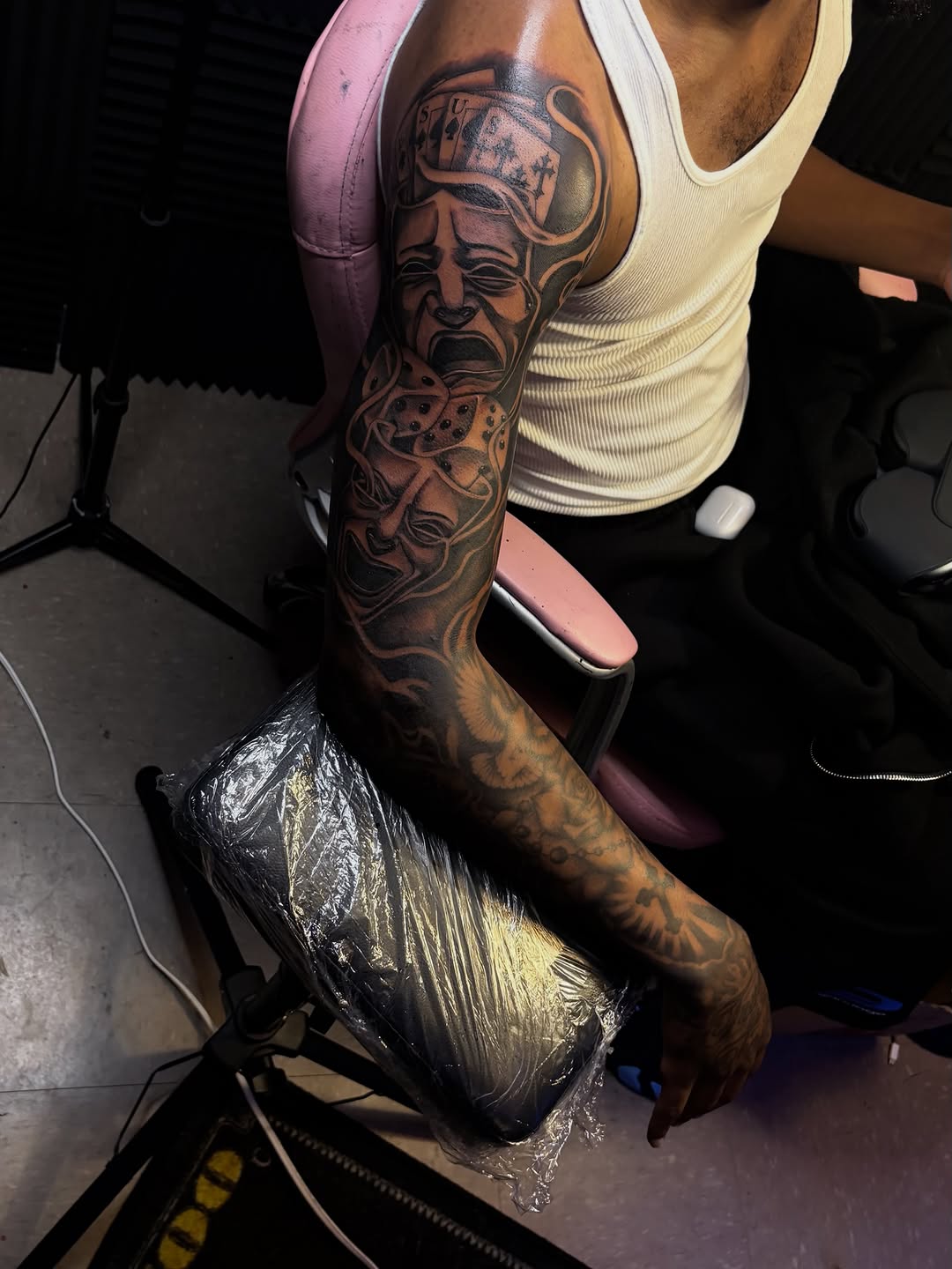Tattoo by @britattedthat — blackwork