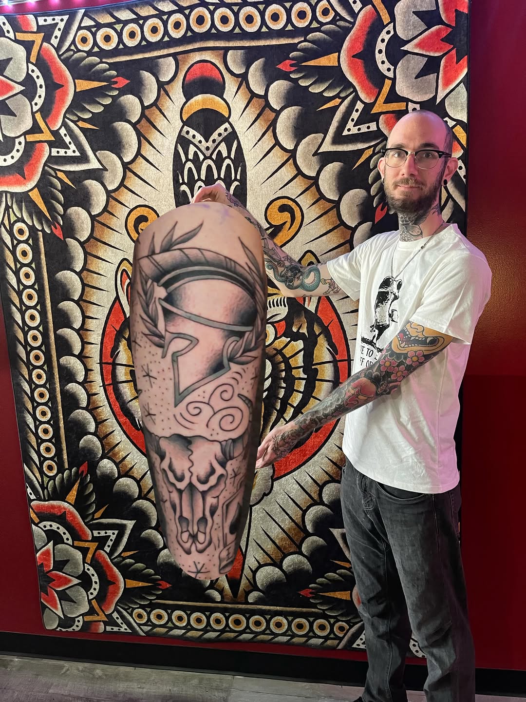 Tattoo by @brandonhtattoo — american_traditional, black_and_grey
