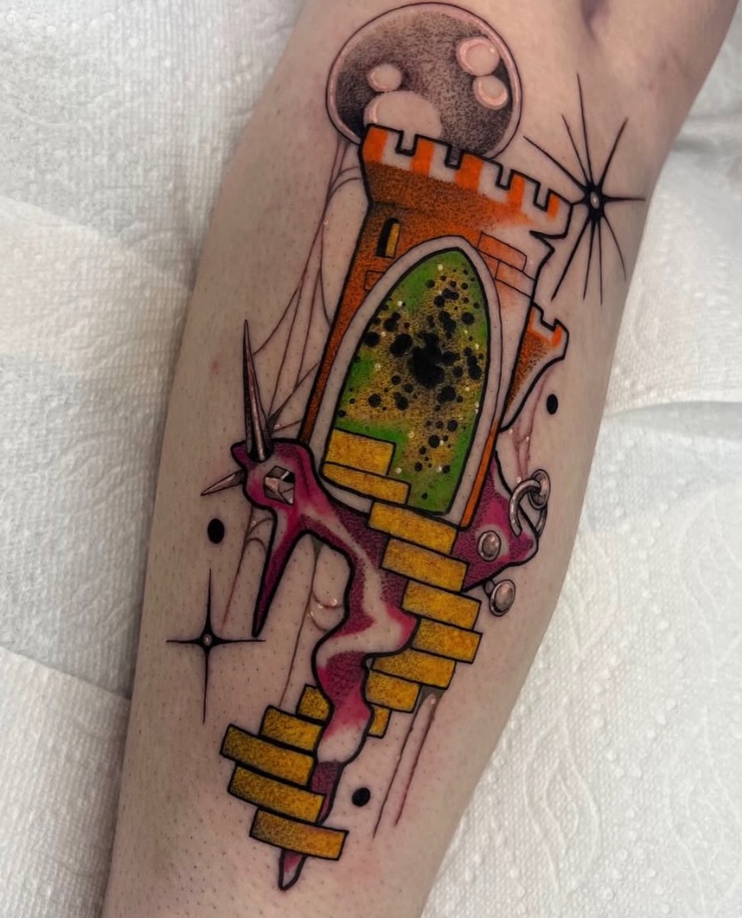Tattoo by @peachyansley β illustrative, new_school