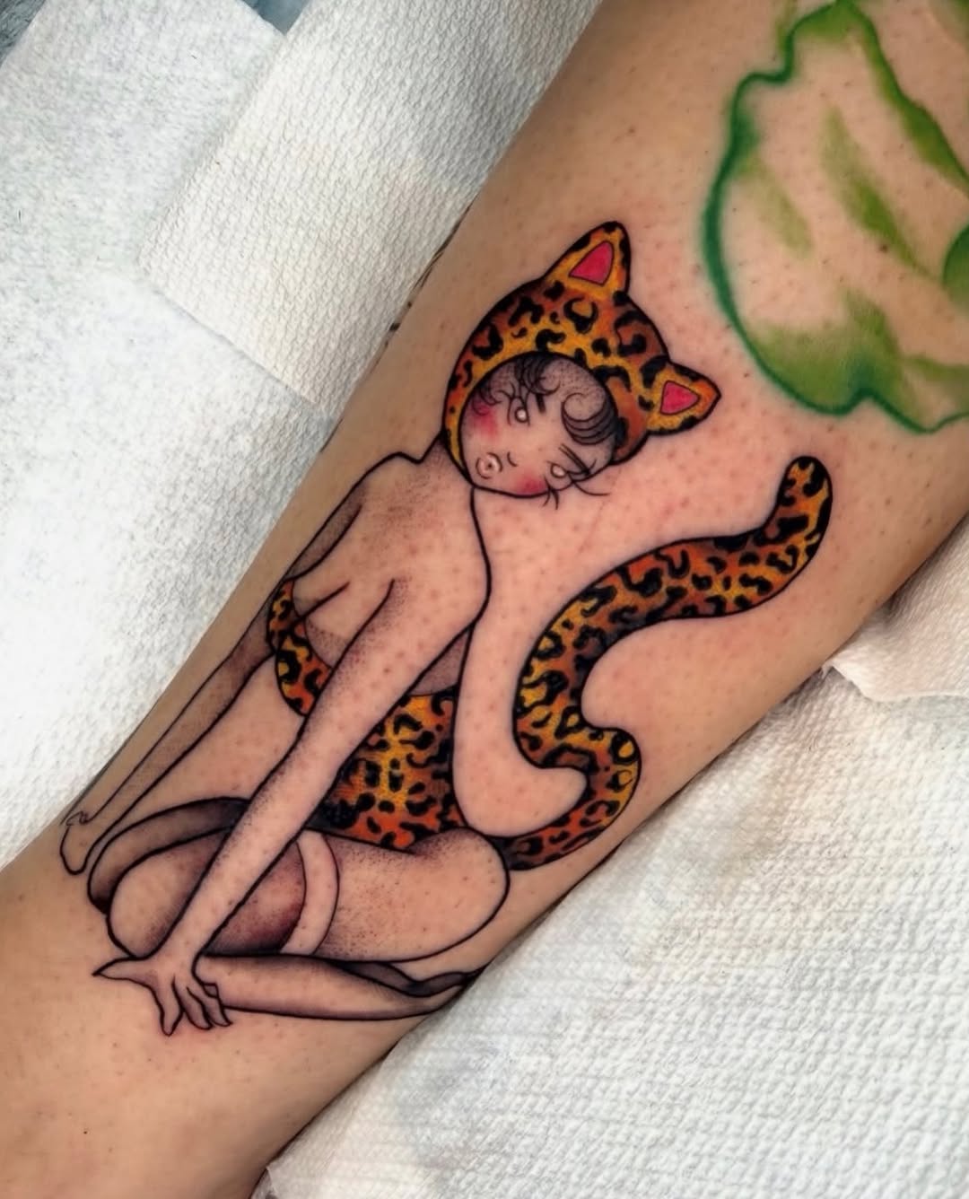 Tattoo by @peachyansley β american_traditional, illustrative