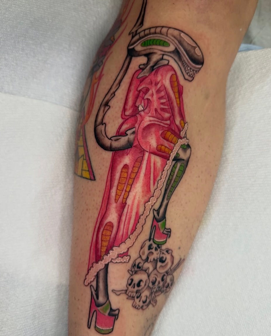Tattoo by @peachyansley β illustrative, new_school