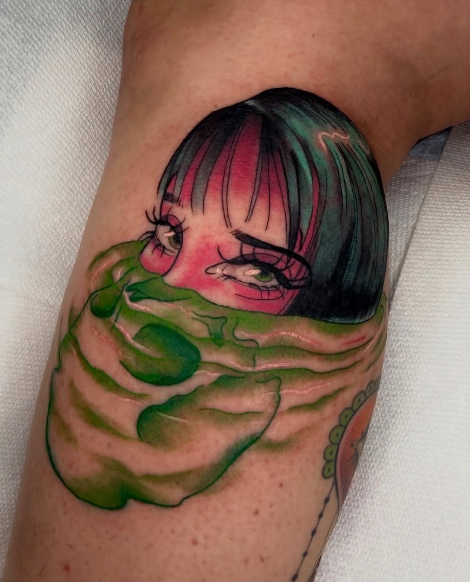 Tattoo by @peachyansley β illustrative, new_school