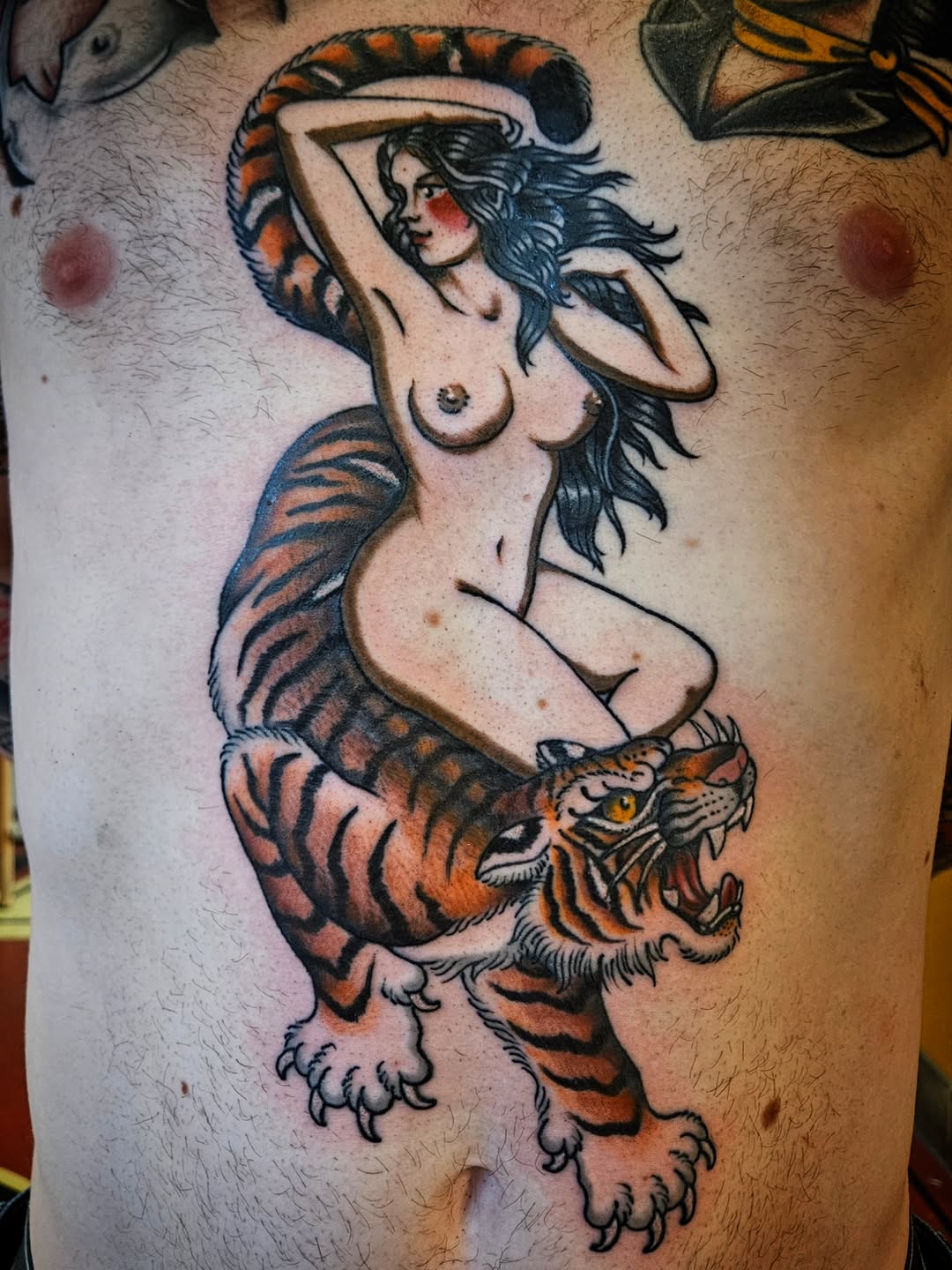 Tattoo by @owenmillertattoo — american_traditional, neo_traditional