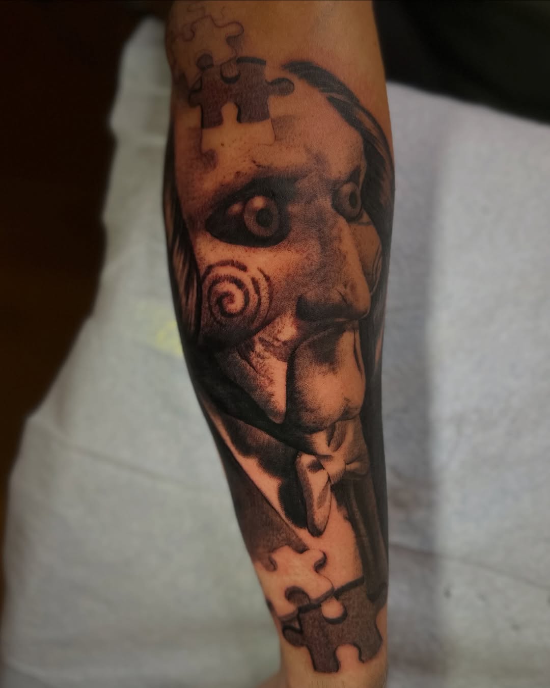 Tattoo by @mikey_ruck — realism, dark_realism