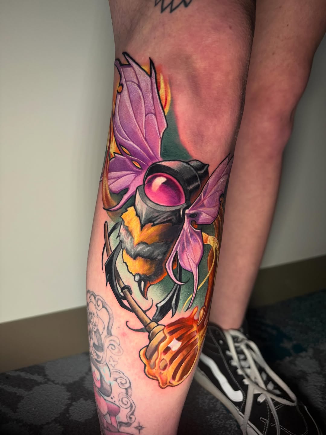 Tattoo by @oldmanfisk — new_school