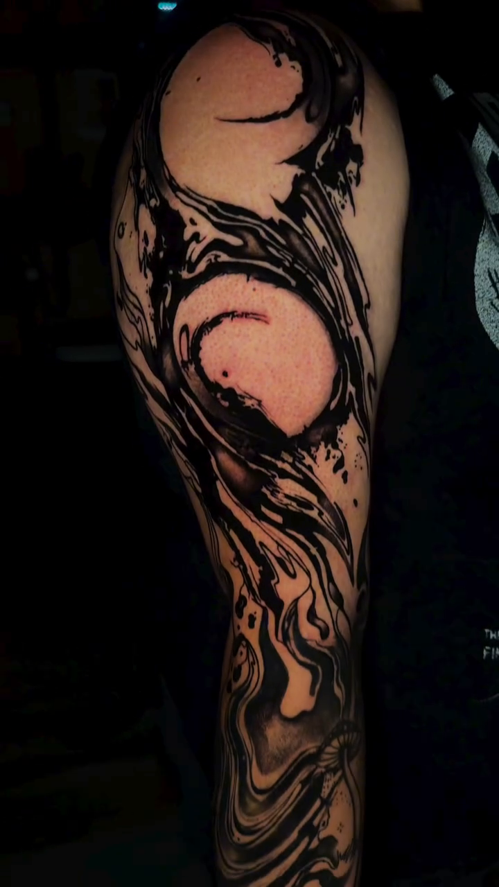 Tattoo by @skakk.tattow_ — blackwork, illustrative