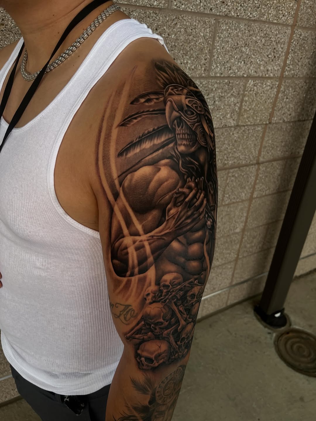 Tattoo by @_pinaink — realism, black_and_grey
