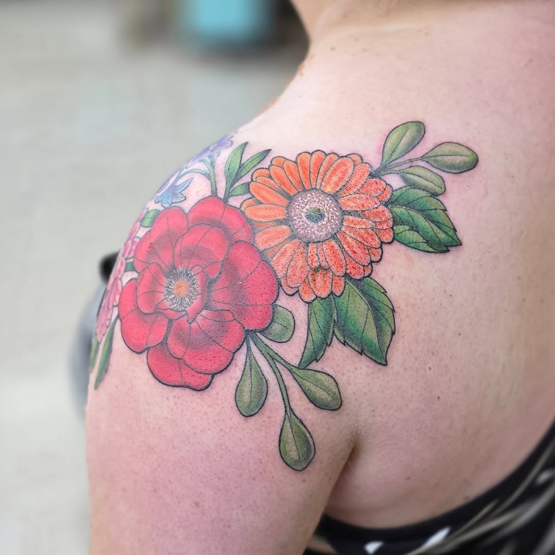 Tattoo by @jordanna_pearl — realism, color