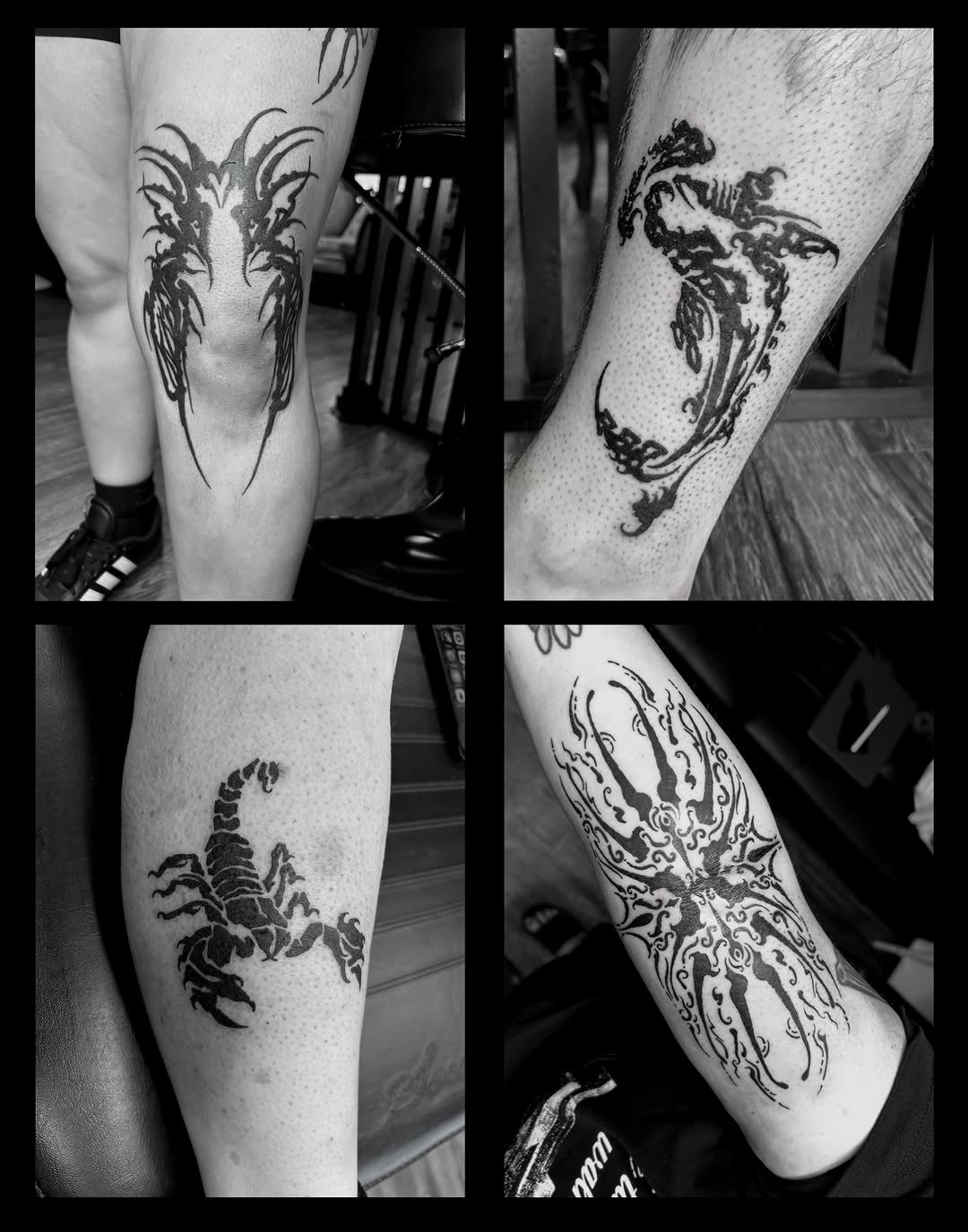 Tattoo by @dokkaebi_ink — blackwork