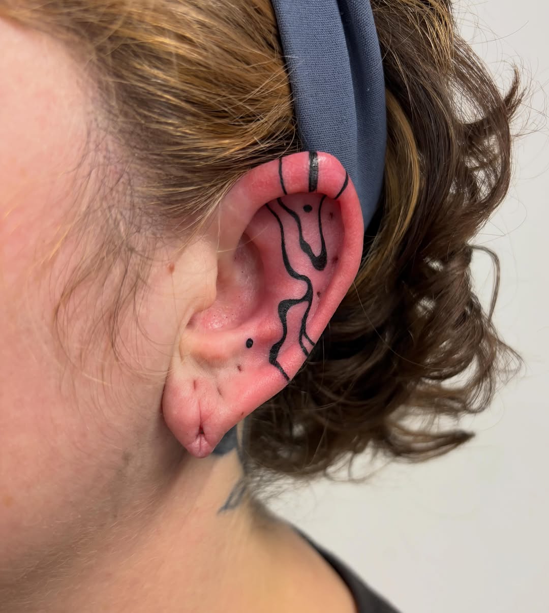 Tattoo by @kaylafaytattoos — illustrative, geometric