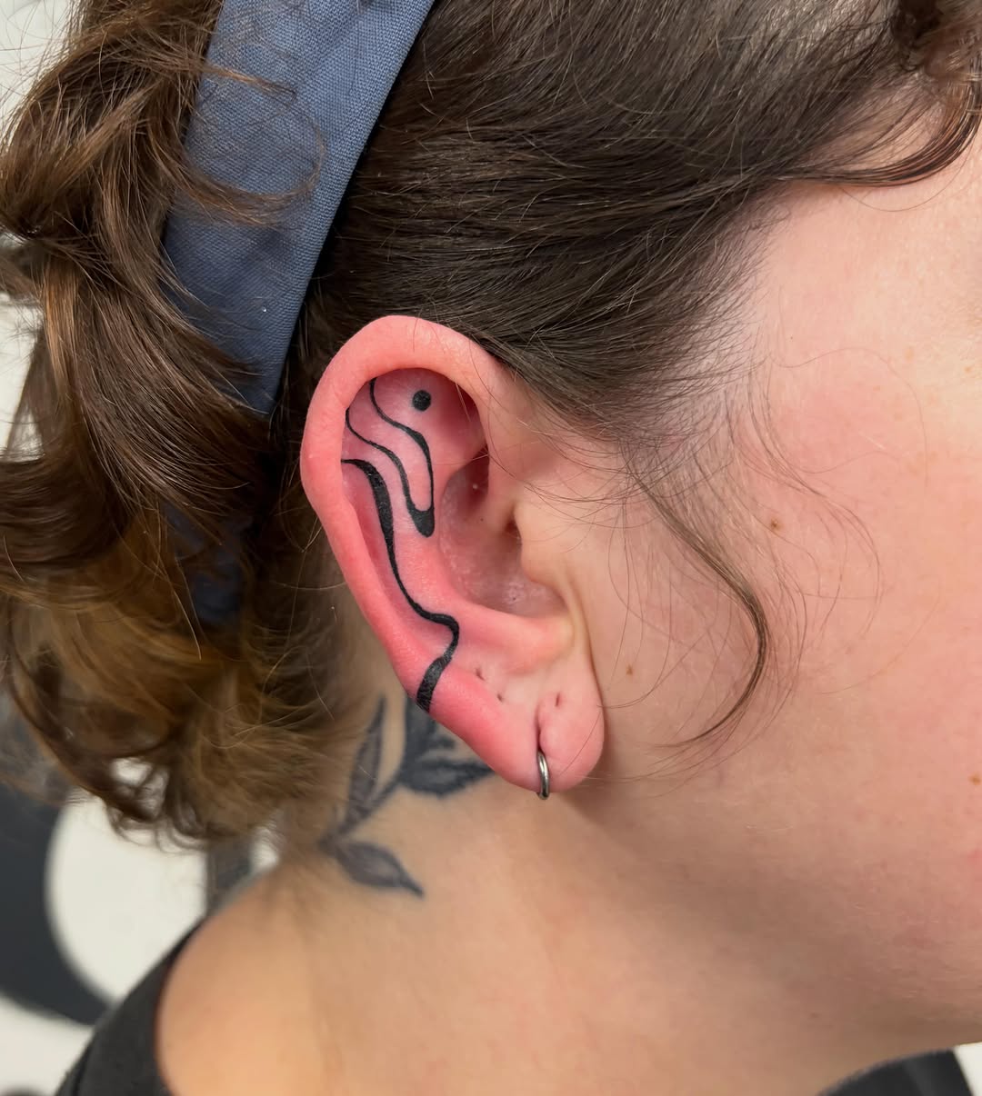 Tattoo by @kaylafaytattoos — illustrative, blackwork