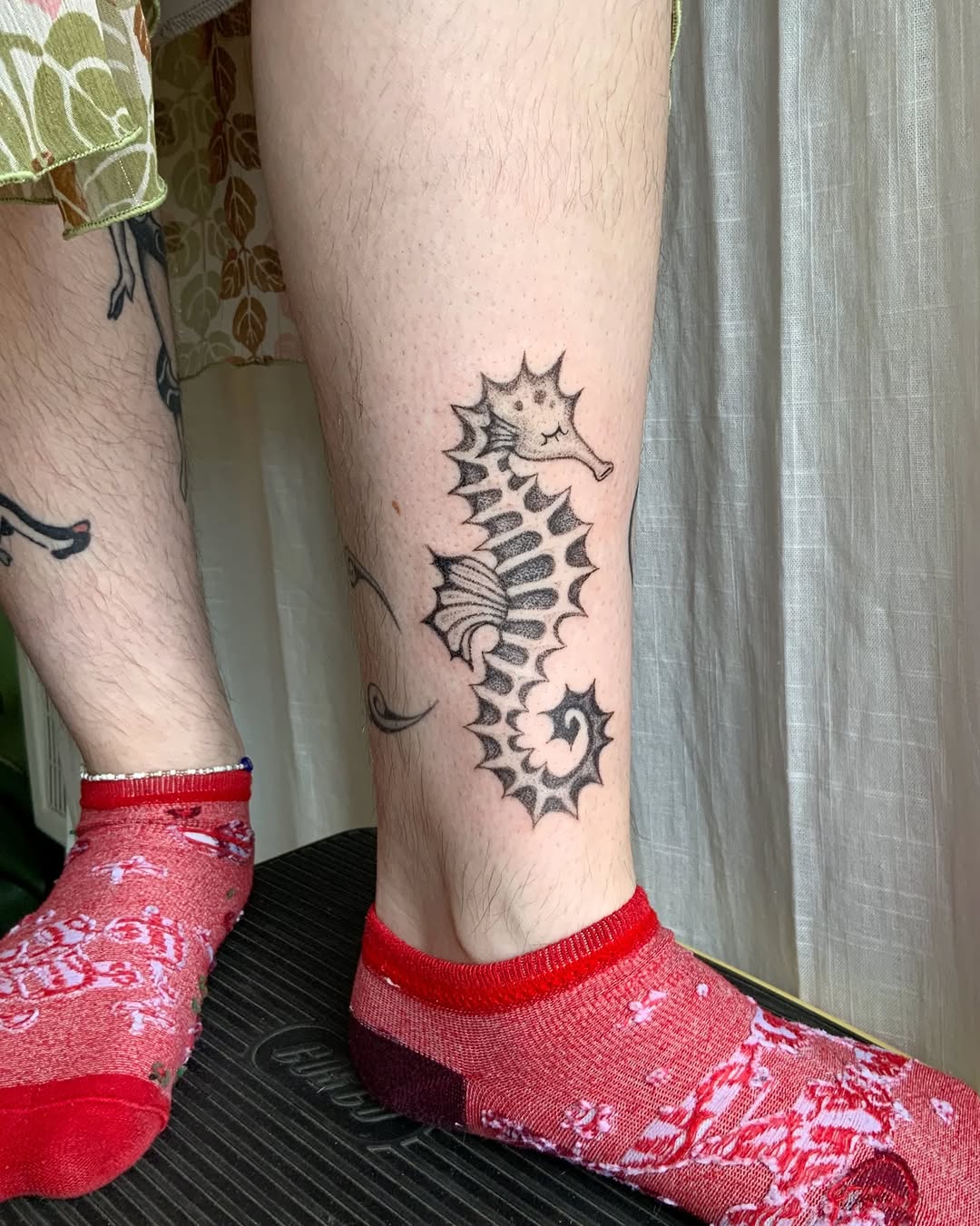 Tattoo by @sluggybunny — illustrative, black_and_grey