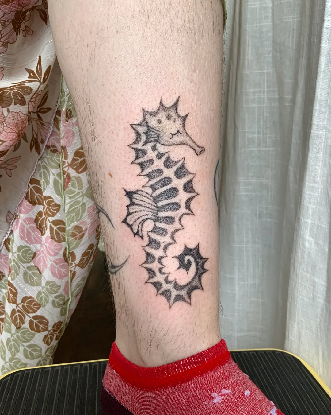 Tattoo by @sluggybunny — illustrative, black_and_grey