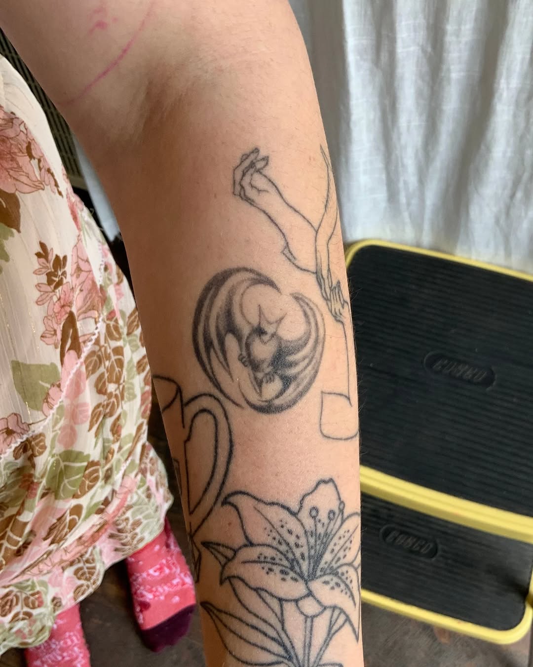 Tattoo by @sluggybunny — illustrative, fine_line