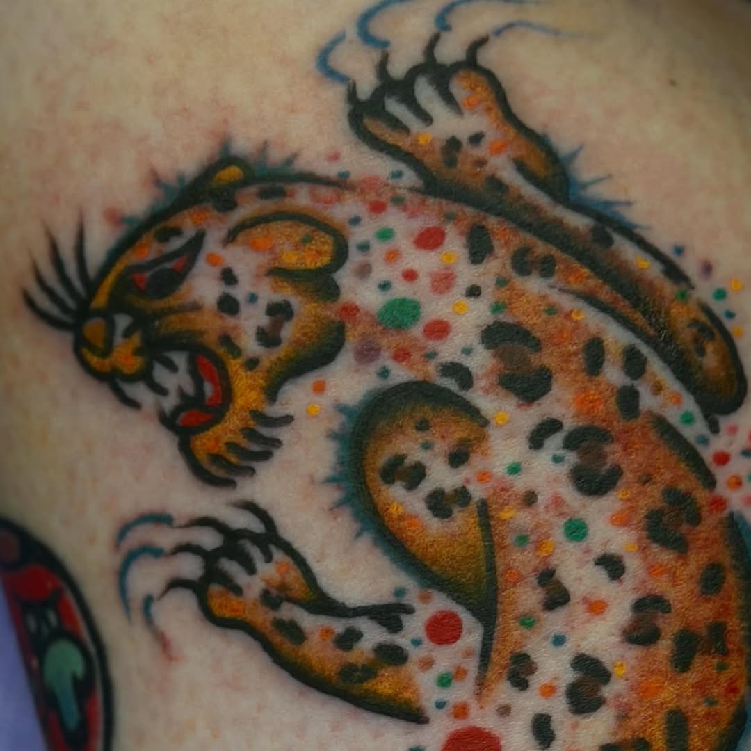 Tattoo by @weepingolive — american_traditional, illustrative