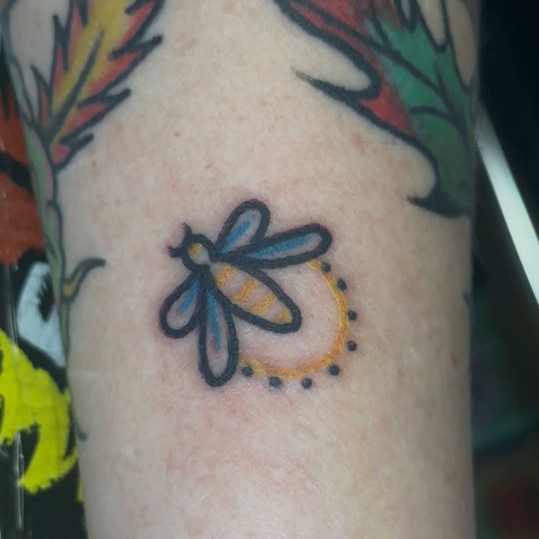 Tattoo by @weepingolive — illustrative, new_school