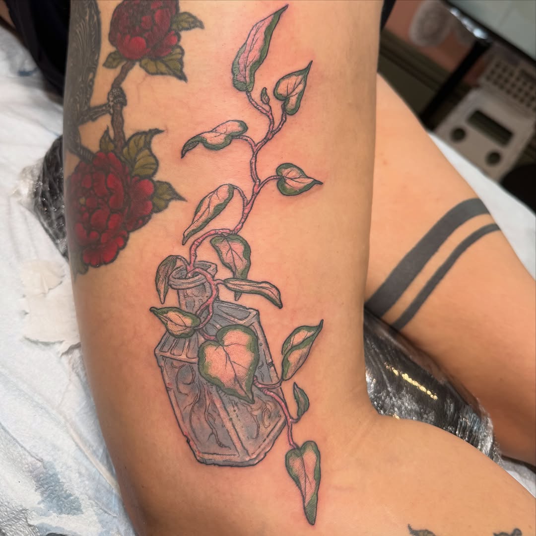 Tattoo by @rebekatattoos โ realism, black_and_grey