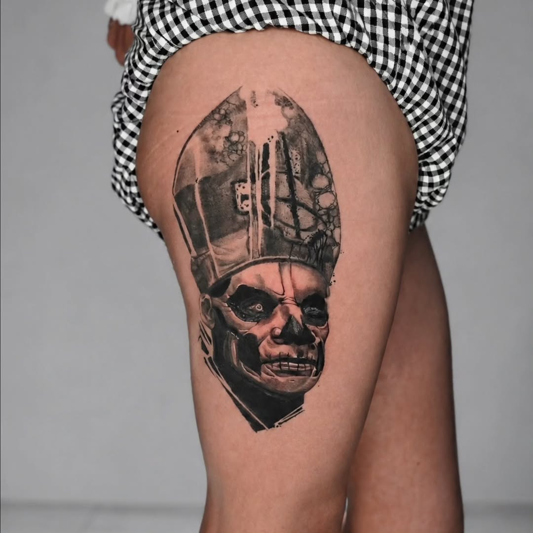 Tattoo by @ceso732 — black_and_grey, realism
