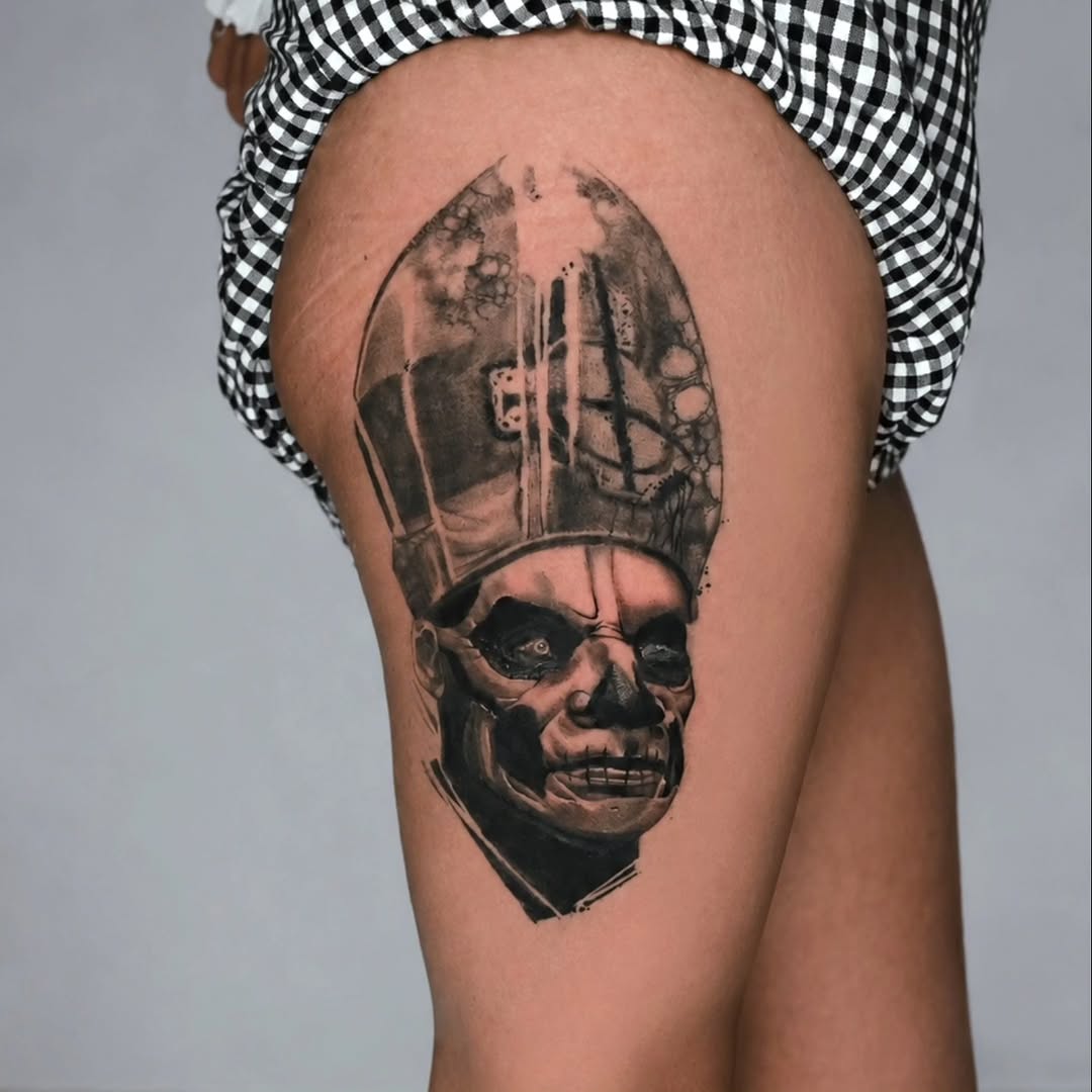 Tattoo by @ceso732 — realism, black_and_grey