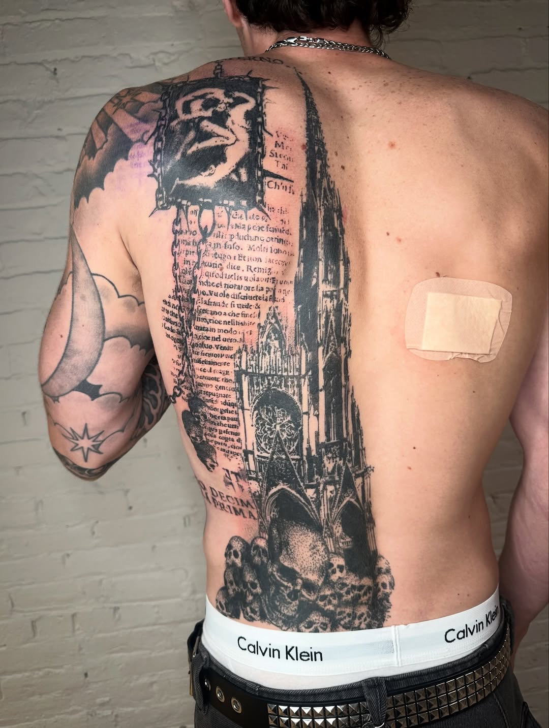 Tattoo by @macbeth_art — blackwork