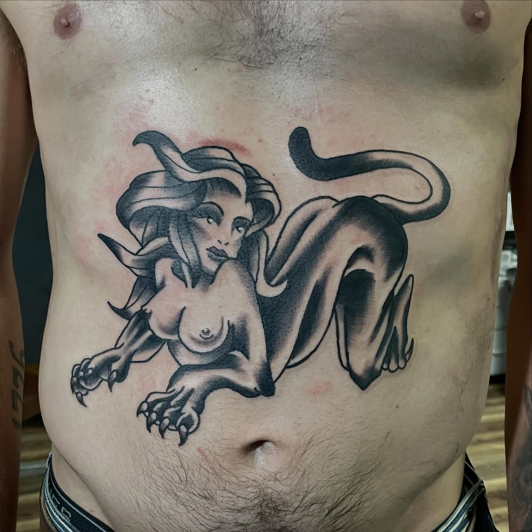Tattoo by @duggernautt — american_traditional, black_and_grey