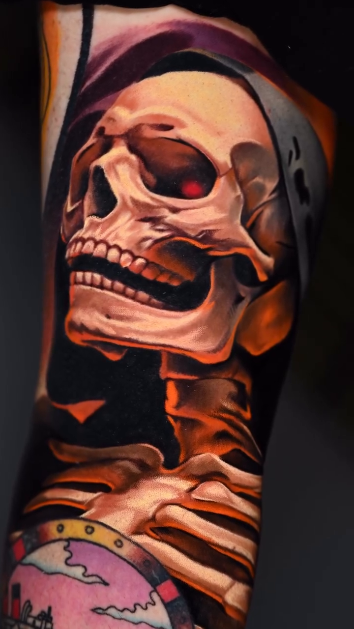 Tattoo by @alexmorotattoo β realism, illustrative