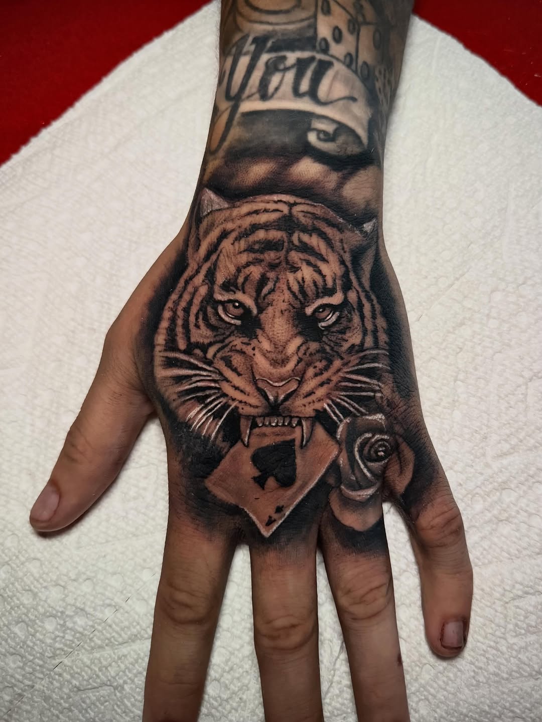 Tattoo by @tattoosbyluckyv — realism, black_and_grey