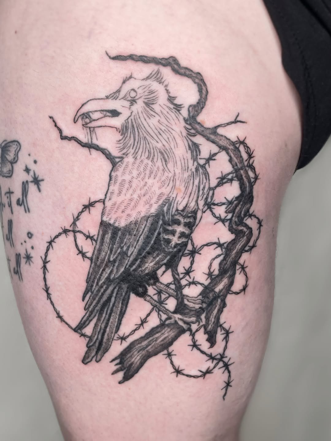Tattoo by @cooperfckingtats — blackwork