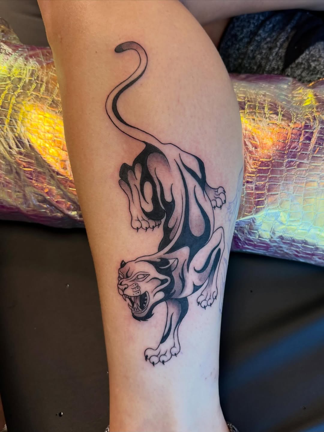 Tattoo by @joibaileytattoos — blackwork, illustrative