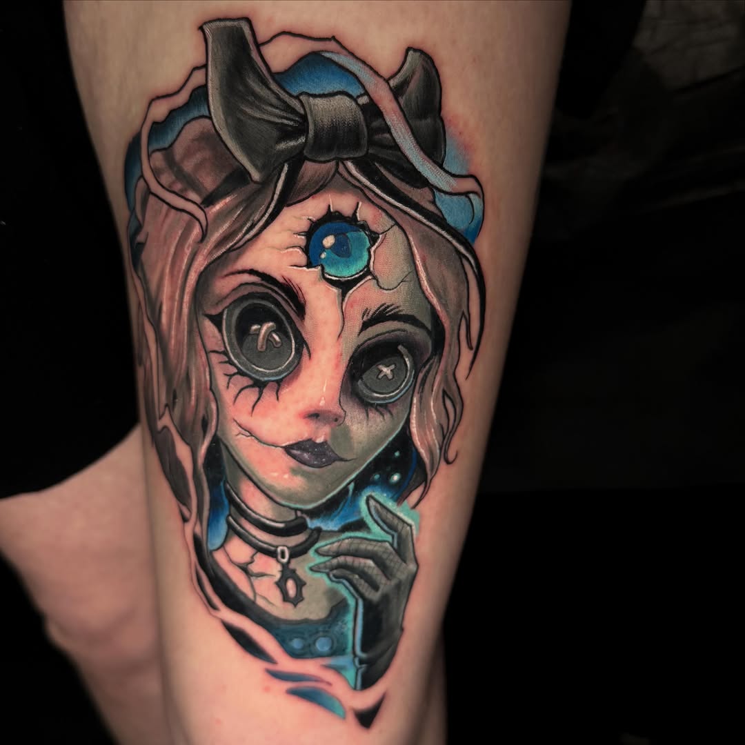 Tattoo by @oldmanfisk — dark_realism