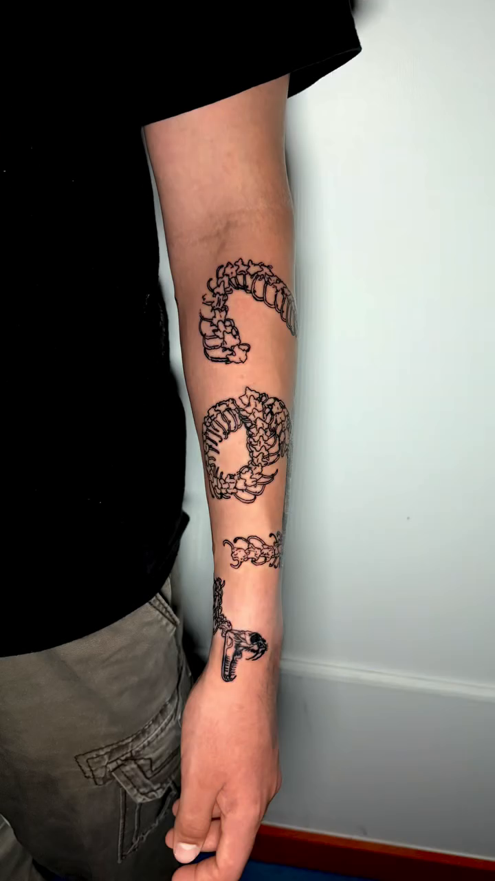 Tattoo by @kindaspiky — illustrative, black_and_grey