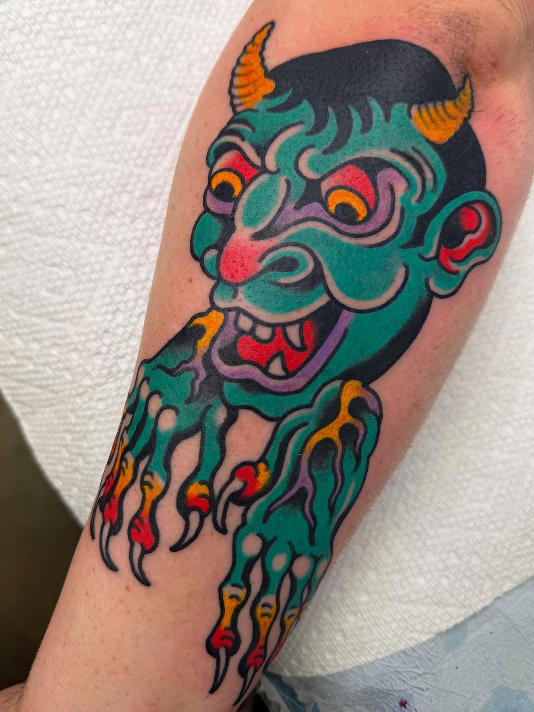 Tattoo by @dannyreedtattoo — new_school