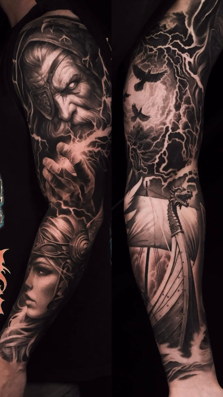 Tattoo by @tommylee.tattoo — realism, black_and_grey
