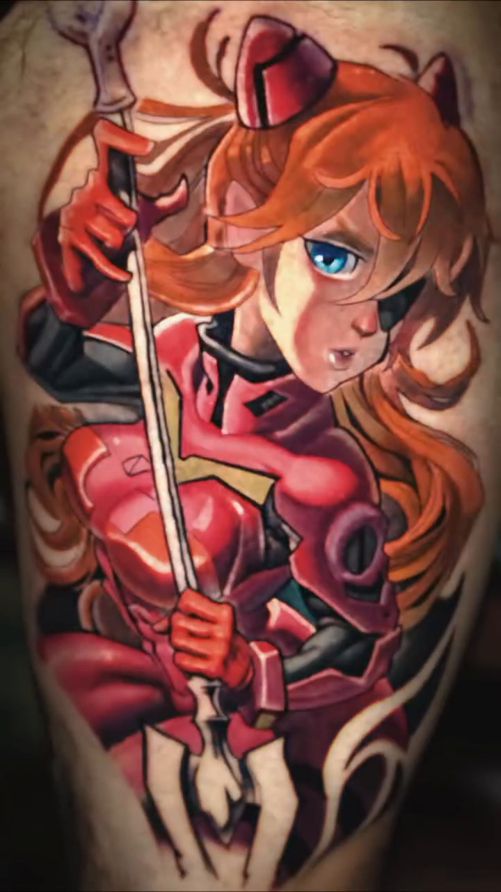 Tattoo by @levihiltontattoos โ anime, neo_traditional