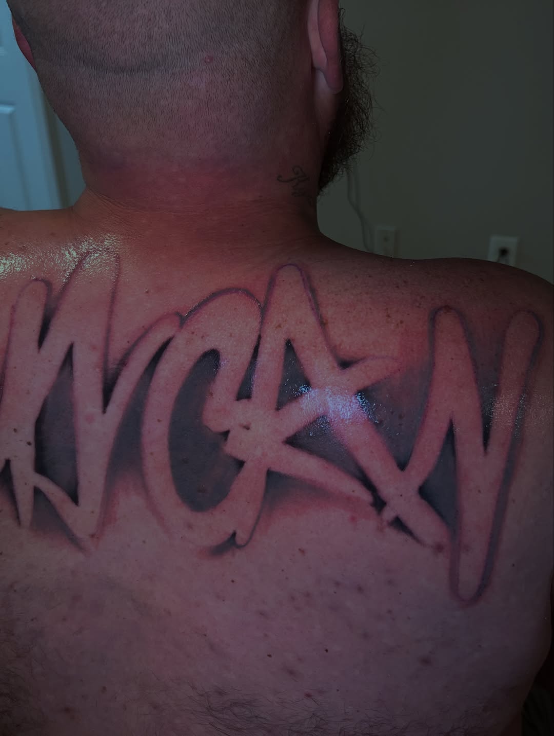 Tattoo by @grs_pacino — lettering_script