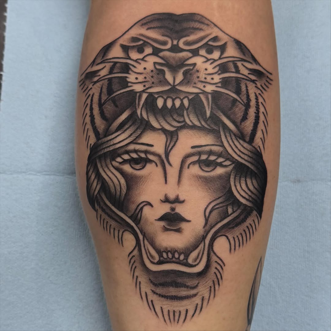 Tattoo by @dis.asterkane.tattoos — american_traditional, black_and_grey
