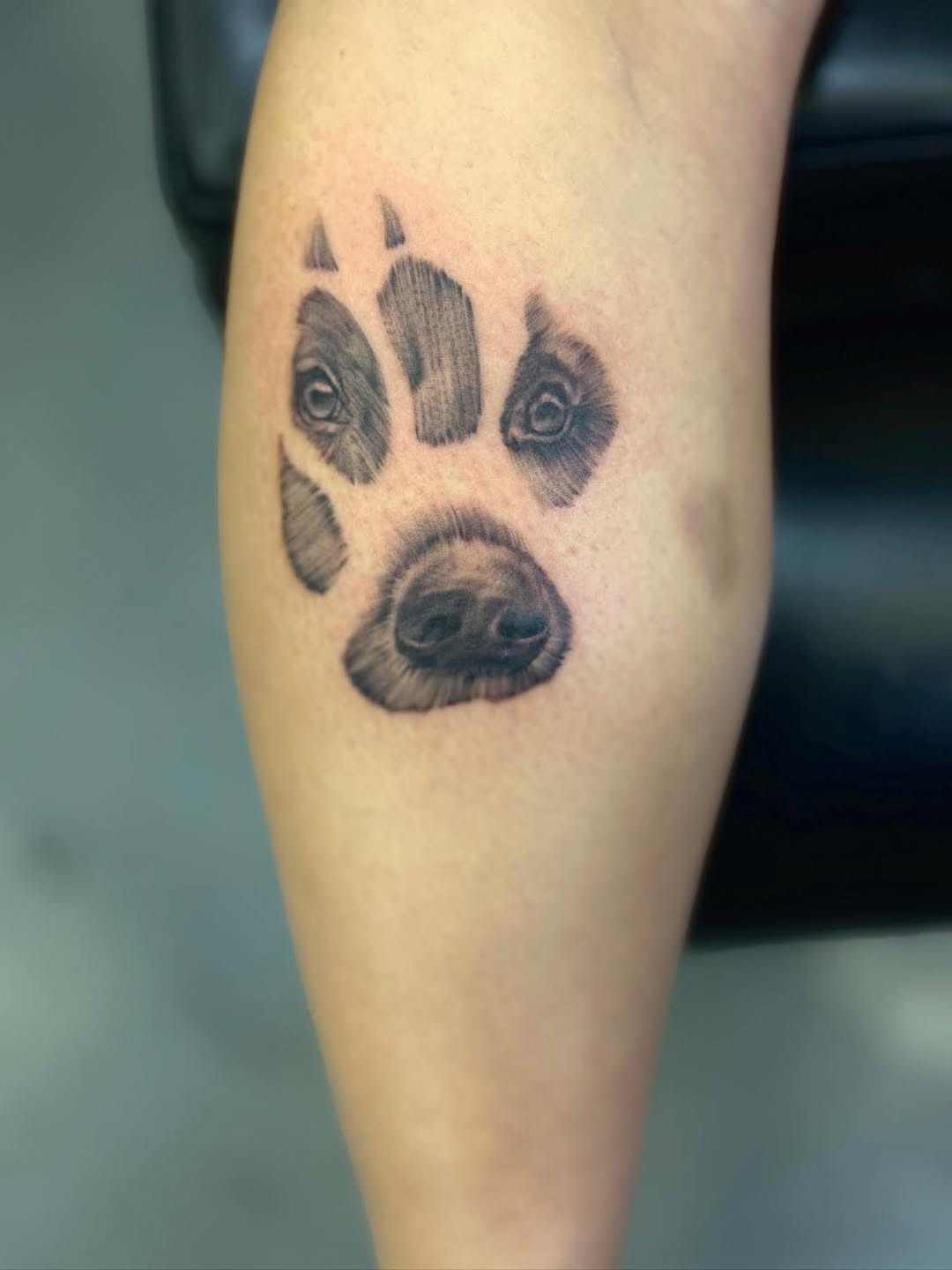 Tattoo by @sadistic_artist537 — realism, black_and_grey