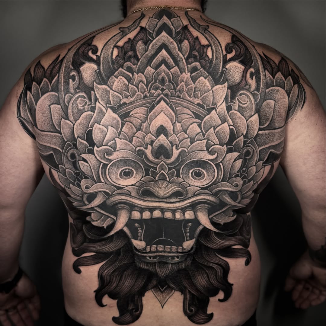 Tattoo by @borisbianchi — blackwork, ornamental